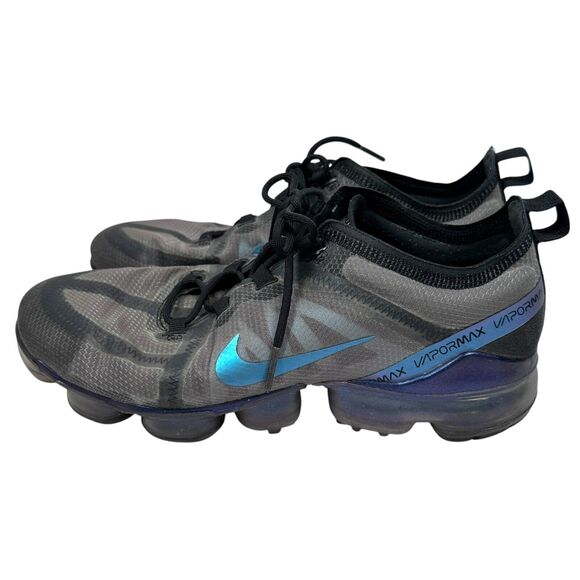 Nike Air VaporMax 2019 Throwback Future Running Shoes Men's 8.5 Black AR6631-001 - Picture 3 of 7